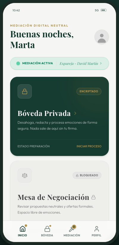 Pantalla de la aplicación MedIAdor